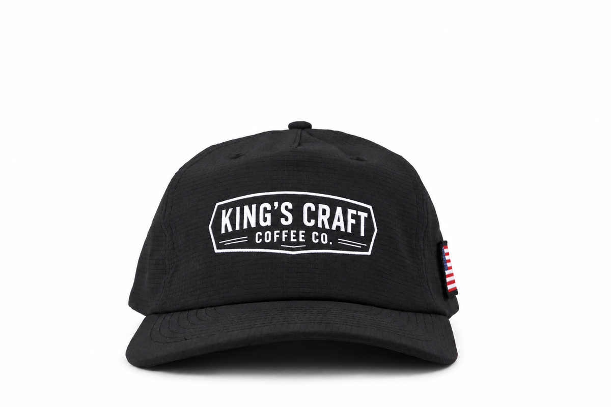 King's Craft Ripstop Snapback - Black