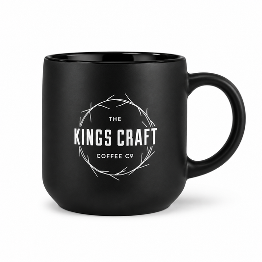 16 oz Matte Black Ceramic mug