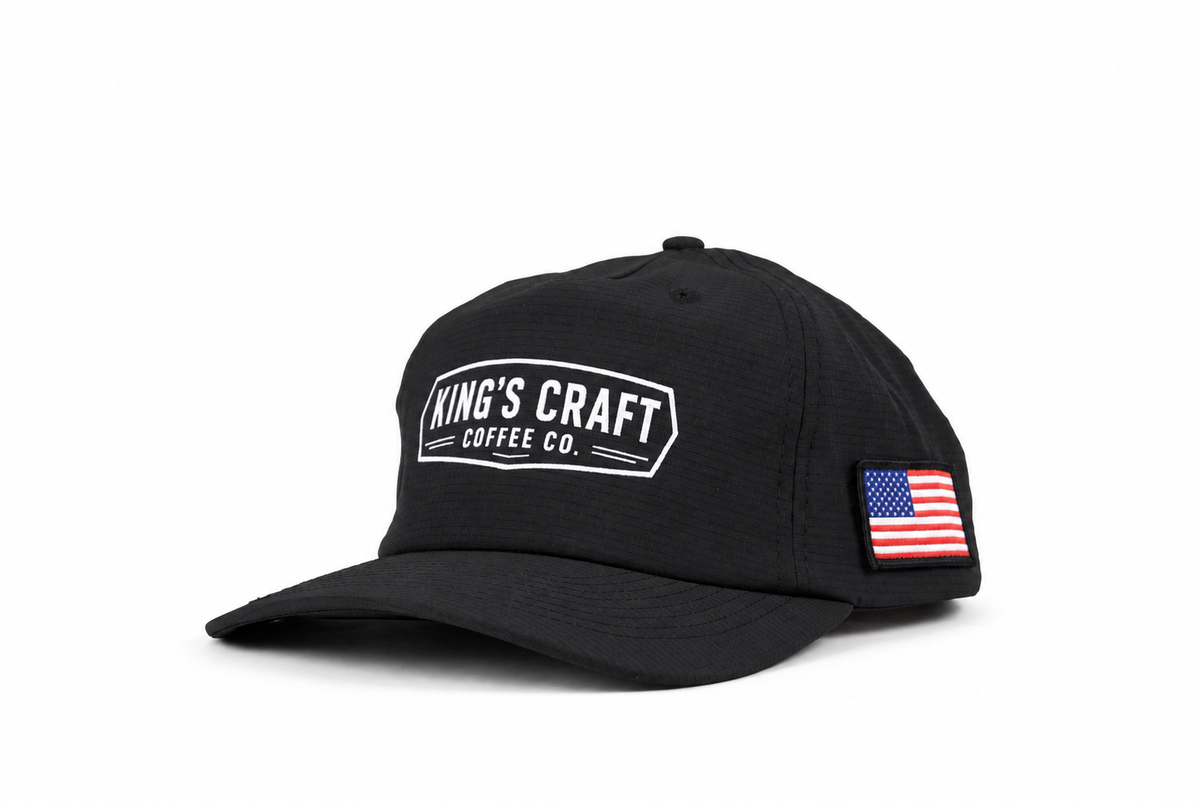 King's Craft Ripstop Snapback - Black