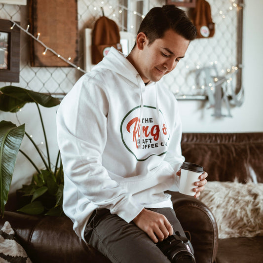 White Retro Hoodie