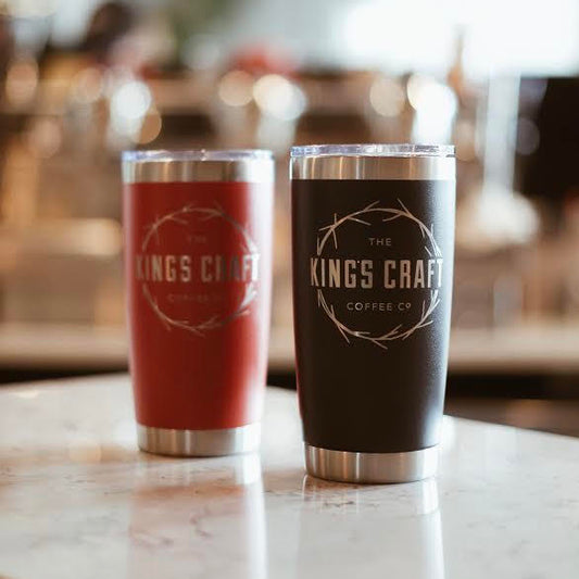 Stainless Etched  16 oz Tumbler